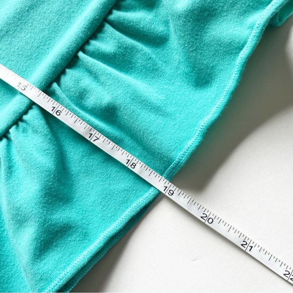 Honeydew Girl’s 2-Piece Turquoise Print Ruffle Outfit 6 7 sleeveless shorts - Picture 6 of 12